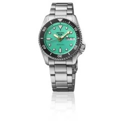 SEIKO 5 SPORT AUTOMATIK MED GRØN SKIVE - SRPK33K1