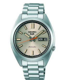 SEIKO 5 SPORT MED CHAMPAGNE FARVET SKIVE - SRPK91K1