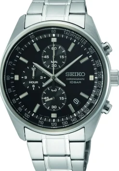 SEIKO CHRONOGRAF HERREUR STÅL MED LÆNKE - SSB379P1