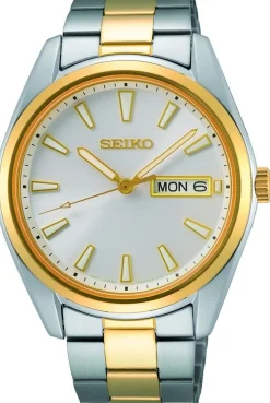 SEIKO HERREUR STÅL/GULD - SUR446P1