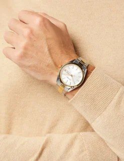 SEIKO HERREUR STÅL/GULD - SUR446P1