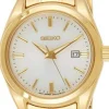 SEIKO UR DAME GULDFARVET MED DATO - SUR632P1