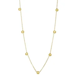 SIERSBØL 8 KARAT GULD HALSKÆDE KUGLE 42+3 CM - 80832160300
