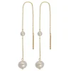 SIERSBØL 8 KARAT GULD ØRERINGE MED FERSKVANDSPERLE - 30550220300