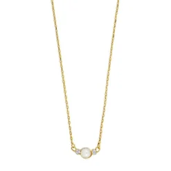 SIERSBØL 8 KARAT HALSKÆDE MED PERLE - 21831920300