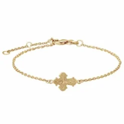 SIERSBØL ARMBÅND FORGYLDT SØLV DAGMARKORS 10 MM - 80250755900