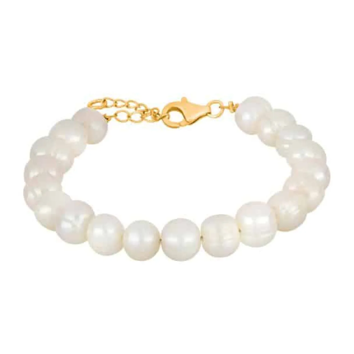 SIERSBØL ARMBÅND SØLV FORGYLDT MED FERSKVANDSPERLER - 80890035900