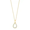 SIERSBØL HALSKÆDE 8 KARAT GULD DRÅBE - 20420150300