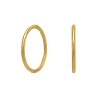 SIERSBØL ØRERINGE 8 KARAT GULD CREOL 12 MM - 30162070300