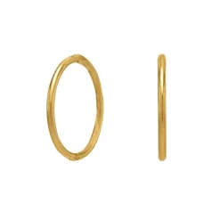 SIERSBØL ØRERINGE 8 KARAT GULD CREOL 12 MM - 30162070300
