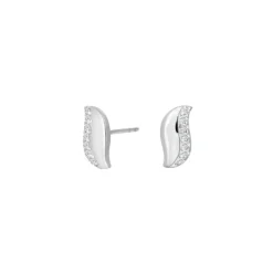 SIERSBØL ØRERINGE SØLV MED ZIRKONIA - 334 005