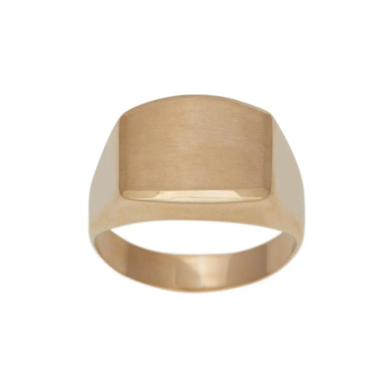 SIERSBØL RING 8 KARAT GULD MED PLADE - 182 001 3