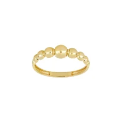 SIERSBØL RING 8 KARAT MED KUGLER - 10830630300
