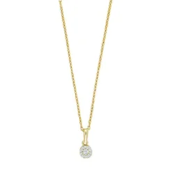 SIERSBØL VEDHÆNG 8 KARAT MED ZIRKONIA - 20831200300