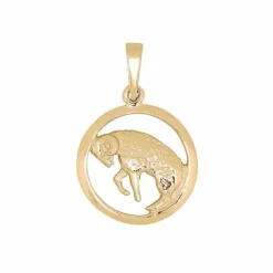 SIERSBØL VEDHÆNG SØLV FORGYLDT STJERNETEGN VÆDDER - 29160035900