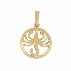 SIERSBØL VEDHÆNG SØLV FORGYLDT STJERNETEGN SKORPION - 29160105900