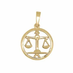 SIERSBØL VEDHÆNG SØLV FORGYLDT STJERNETEGN VÆGT - A216 009-3