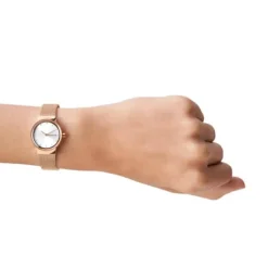 SKAGEN FREJA LILLE UR DAME ROSE MED STEN - SKW2665