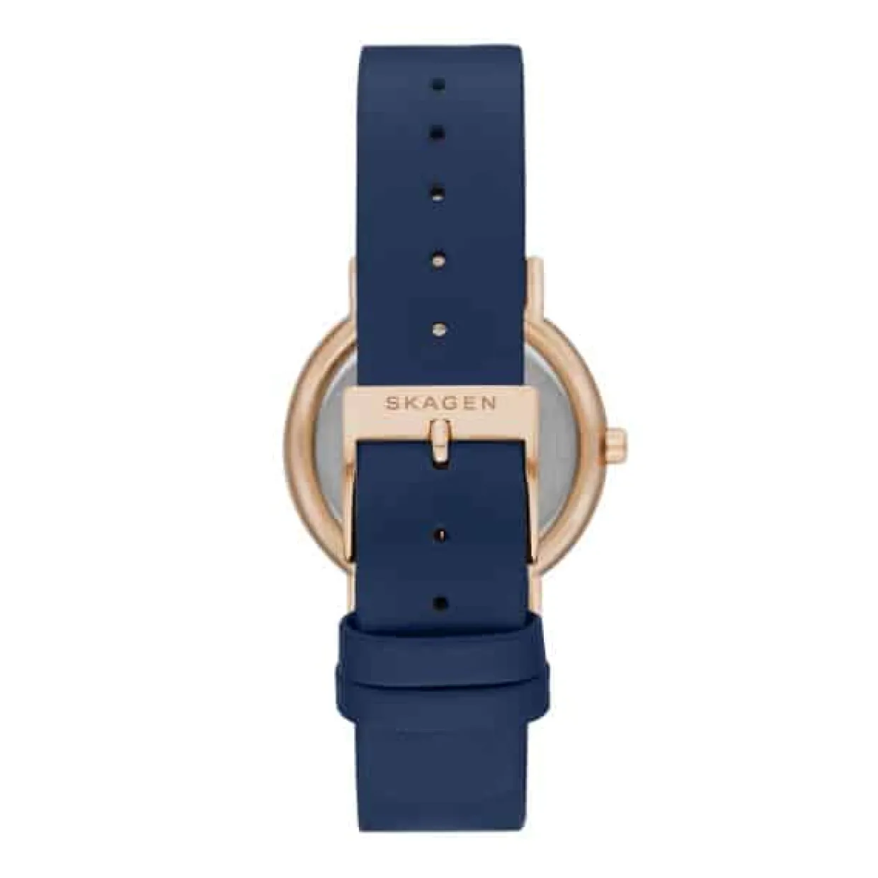 SKAGEN SIGNATUR LILLE ROSA MED BLÅ REM - SKW2838