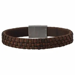 SON OF NOA ARMBÅND BRUN KALVE LÆDER 21 CM - 80970009221
