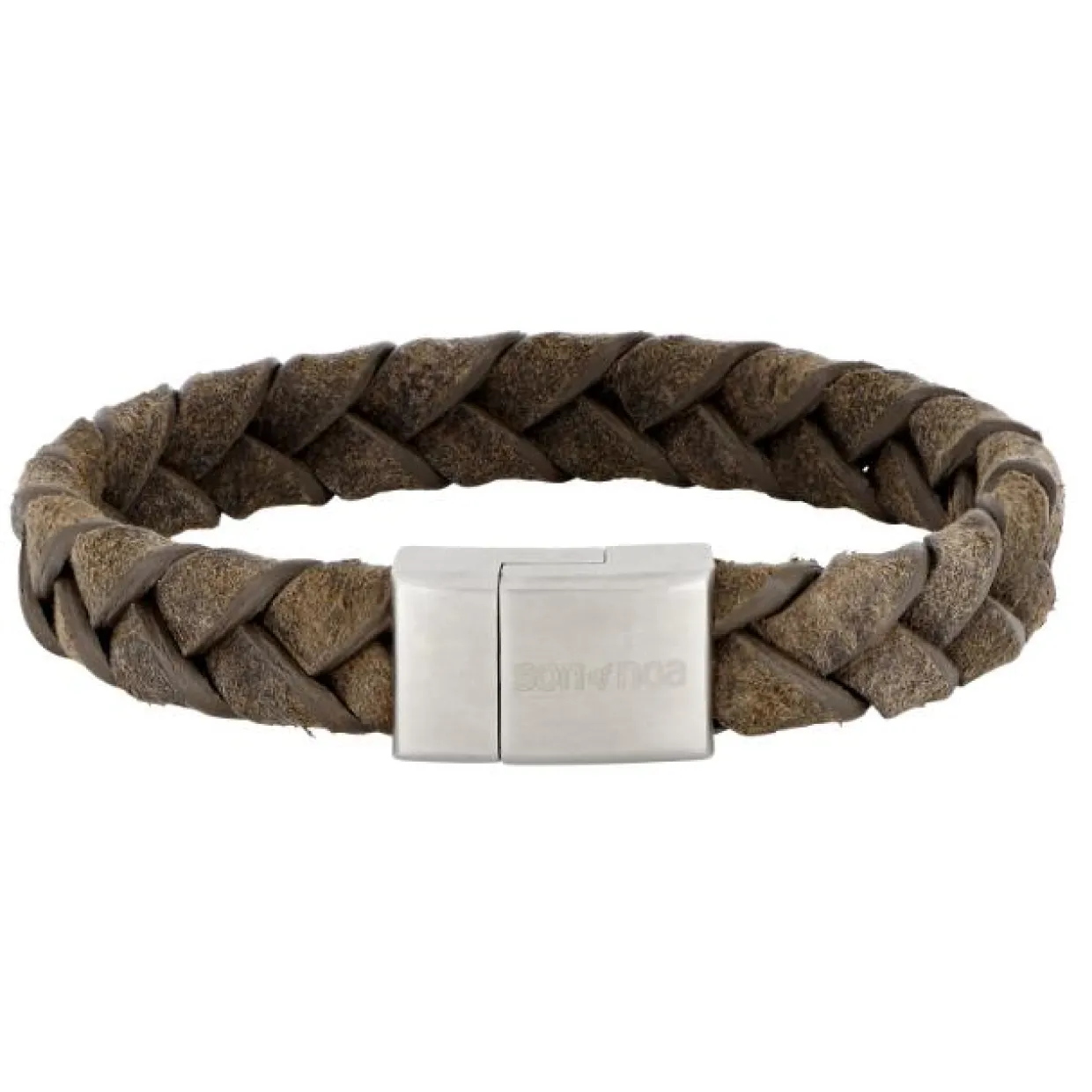 SON OF NOA ARMBÅND GRÅ KALVESKIND 21 CM - 80970239321