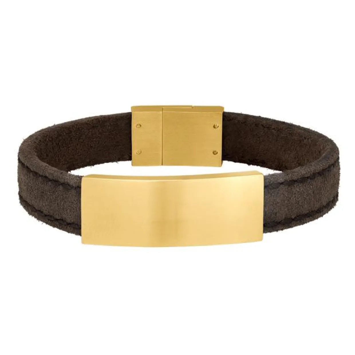 SON OF NOA ARMBÅND KALVESKIND MØRKEBRUN 23CM - 897 019-GREY23