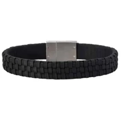 SON OF NOA ARMBÅND LÆDER SORT FLET 23 CM - 80970009123