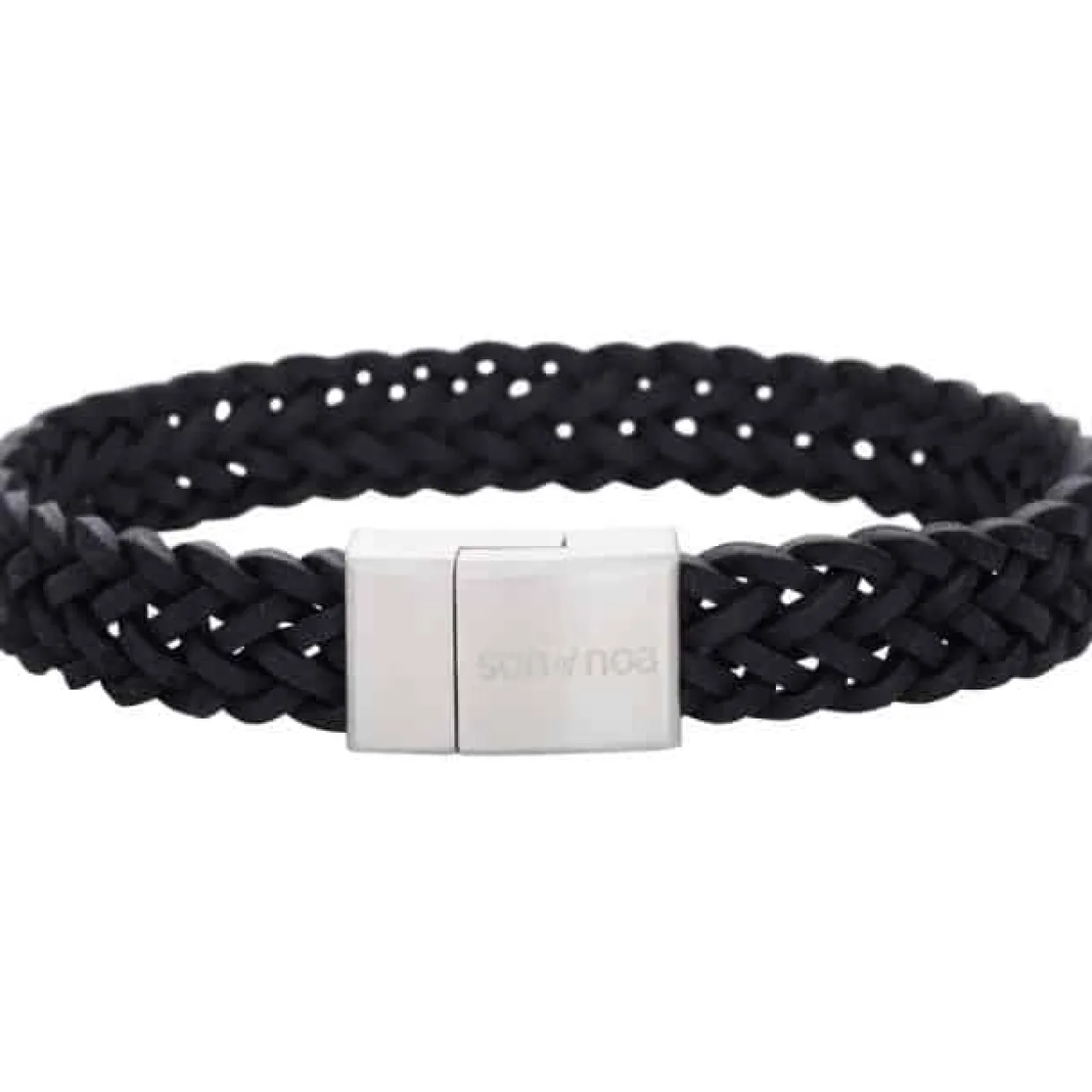 SON OF NOA ARMBÅND SORT KALVE LÆDER 21 CM - 80970119121