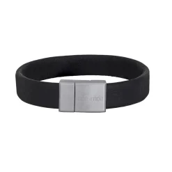 SON OF NOA ARMBÅND SORT LÆDER 21 CM