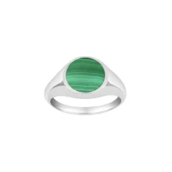 SON OF NOA RING SØLV MED GRØN MALAKIT - 167 009