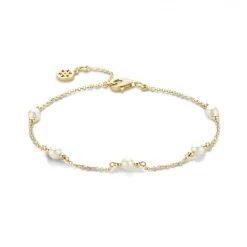 SPIRIT ICONS ATHENA ARMBÅND SØLV FORGYLDT MED PERLE - 20422