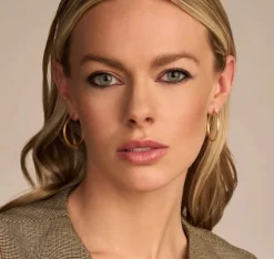 SPIRIT ICONS BALANCE HOOP 30MM FORGYLDT SØLV - 42492