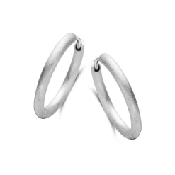 SPIRIT ICONS ‘BALANCE’ HOOP 20 MM RUSTIC SØLV - 42471