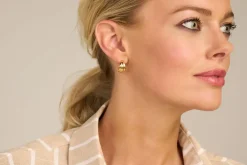 SPIRIT ICONS EMELDA ØRERING FORGYLDT LILLE - 42522