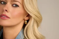 SPIRIT ICONS EMELDA ØRERING FORGYLDT STOR- 42532