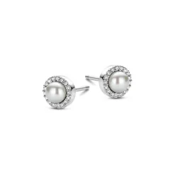 SPIRIT ICONS EUPHORIA ØRERINGE SØLV MED PERLE OG ZIRKONIA - 41861