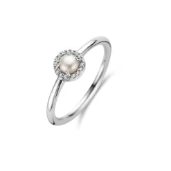 SPIRIT ICONS EUPHORIA RING SØLV MED PERLE OG ZIRKONIA - 53551