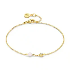 SPIRIT ICONS LUCKY ARMBÅND FORGYLDT PINK - 20582