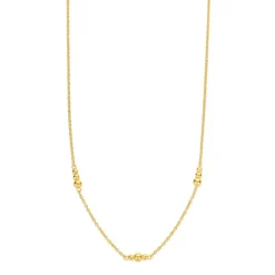 SPIRIT ICONS ‘REGITZE’ HALSKÆDE SØLV FORGYLDT - 11352-45