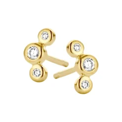 SPIRIT ICONS ØRERINGE GULD 14KT TRINITY - 44116