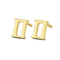 SPIRIT ICONS STJERNETEGN TVILLING ØRERINGE SØLV FORGYLDTE - 41042