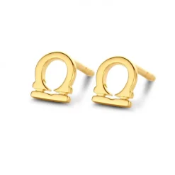 SPIRIT ICONS STJERNETEGN VÆGT ØRERINGE SØLV FORGYLDTE - 41082