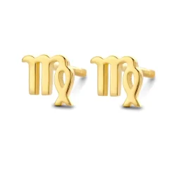 SPIRIT ICONS STJERNETEGN JOMFRU ØRERINGE SØLVFORGYLDTE - 41072