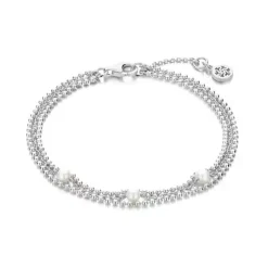 SPIRIT ICONS VENUS ARMBÅND SØLV MED PERLER - 20731