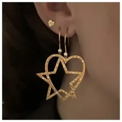 STINE A BELLA HEART FORGYLDT ØRERING - 1370-02-S