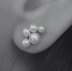 STINE A BLOOM BERRIES ØRERING SØLV FORGYLDT - 1339-02-S