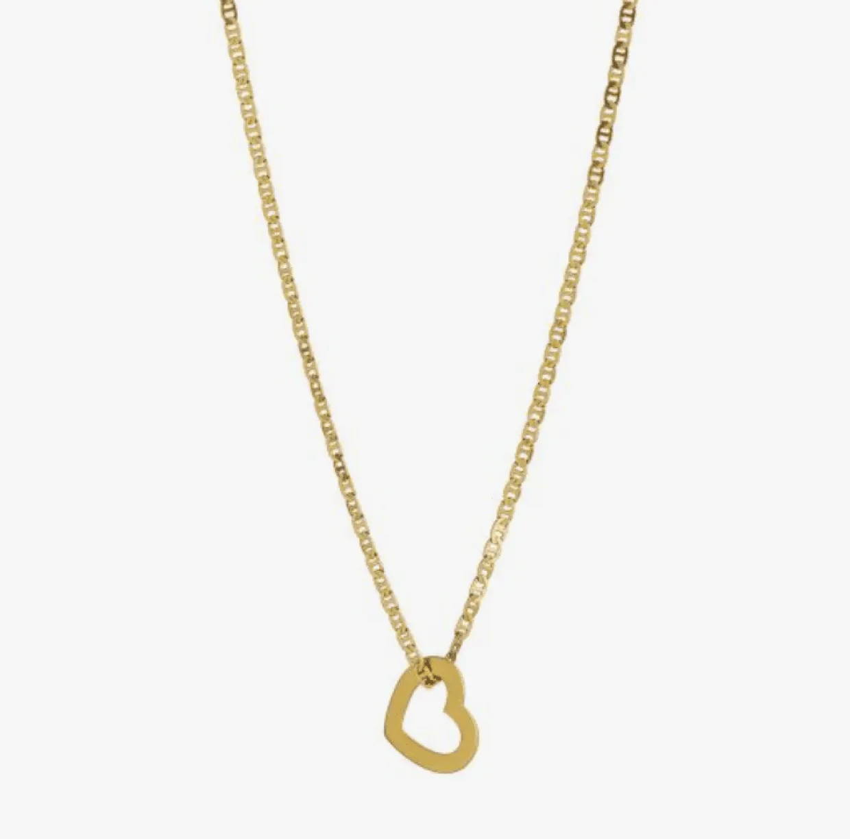 STINE A PETIT LINK HALSKÆDE SØLV FORGYLDT - 2023-02-OS