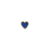 STINE A PETIT LOVE HEART ØRERING SØLV FORGYLDT - 1181-02-COBALT BLUE