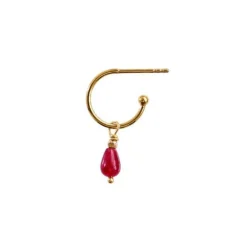 STINE A ØRERING LOVE DROP PINK -1395-02-S