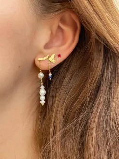 STINE A SPLASH FORGYLDT ØRERINGE - 1305-02-S